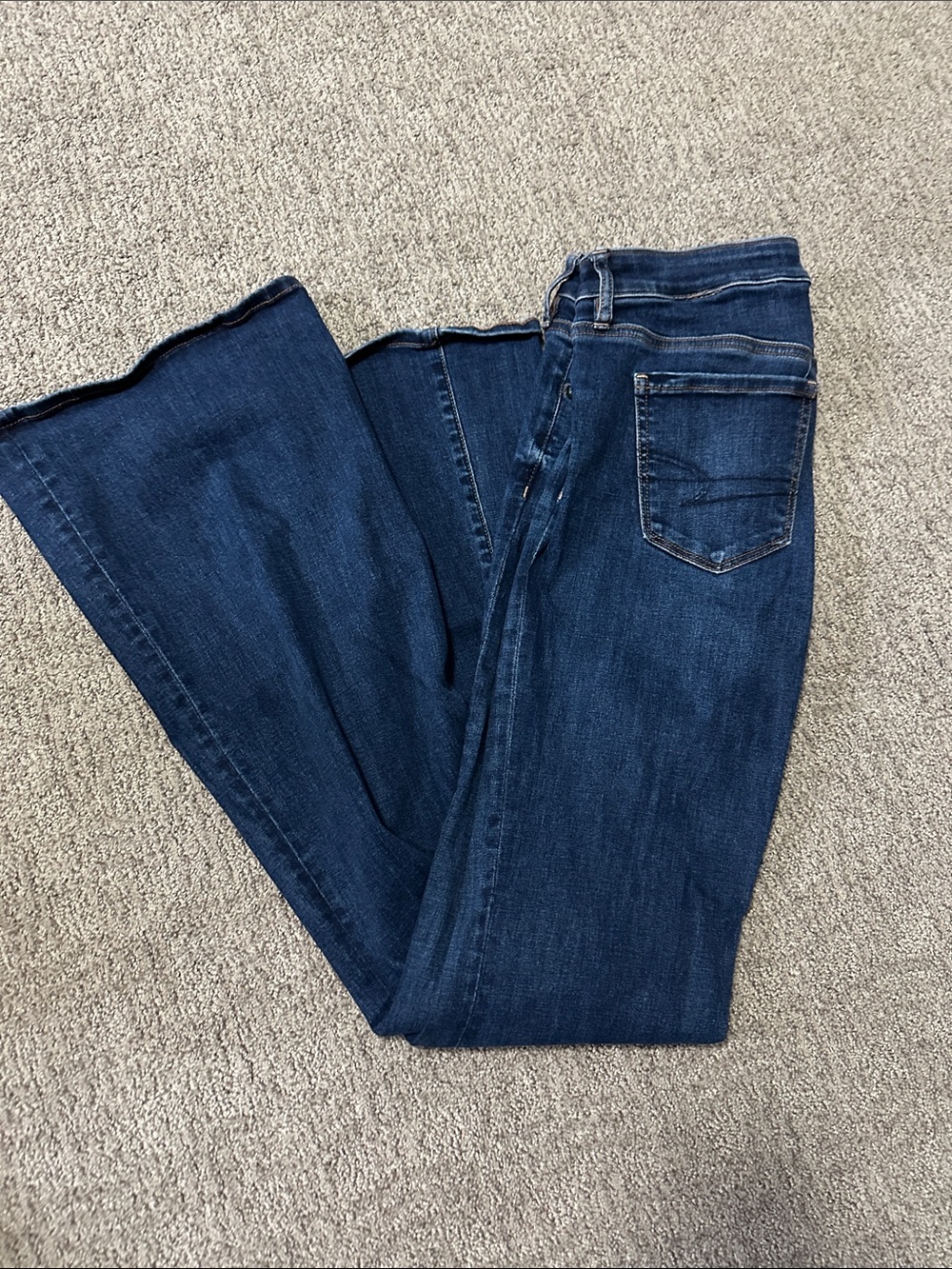 American Eagle Outfitters Dark Blue Flared Jeans